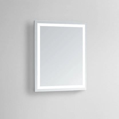 ZEPHYR LED LIGHTED BATHROOM VANITY RECTANGLE MIRROR - 32 x 24