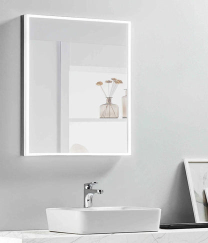 NEBULA LED LIGHTED BATHROOM VANITY RECTANGLE MIRROR - 32 x 24