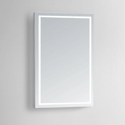 ZEPHYR LED LIGHTED BATHROOM VANITY RECTANGLE MIRROR - 48 x 28
