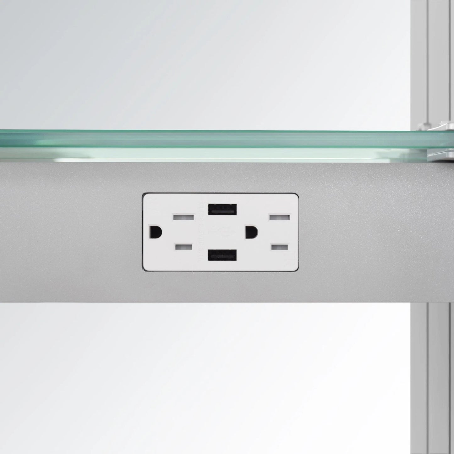 ELARA I CONDUCTIVE HINGE-POWERED LED VANITY CABINET MIRROR - 32 x 24 - Sold as 1