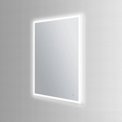 ORION LED ILLUMINATED VANITY RECTANGLE MIRROR - 55 x 36