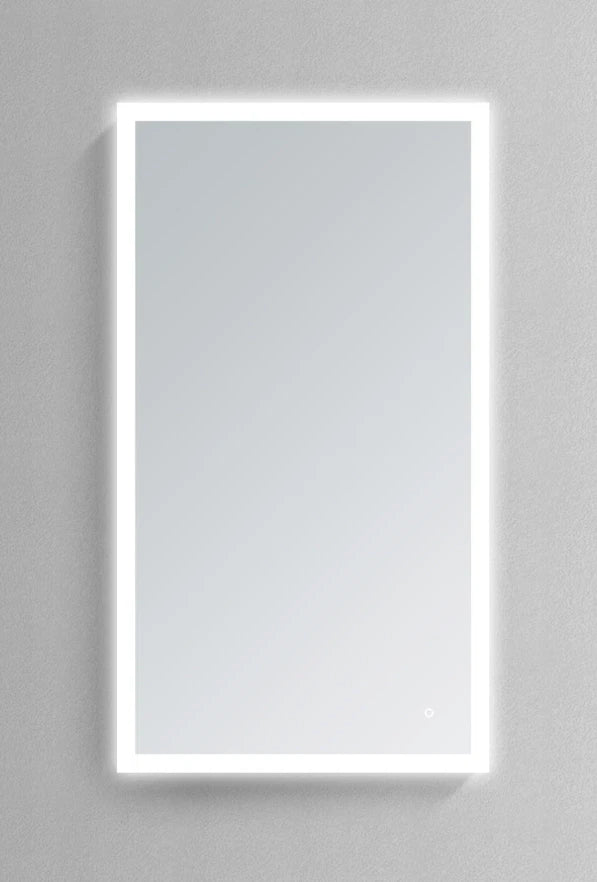 ORION LED ILLUMINATED VANITY RECTANGLE MIRROR - 60 x 28