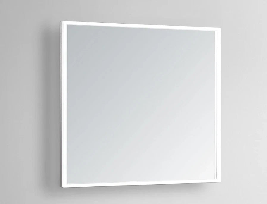 NEBULA LED LIGHTED BATHROOM VANITY RECTANGLE MIRROR - 32 x 32