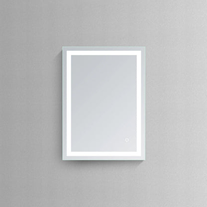 XANTHE LED ILLUMINATED VANITY MIRROR - 40 x 24 - ADJUSTABLE COLOR & TEMPERATURE