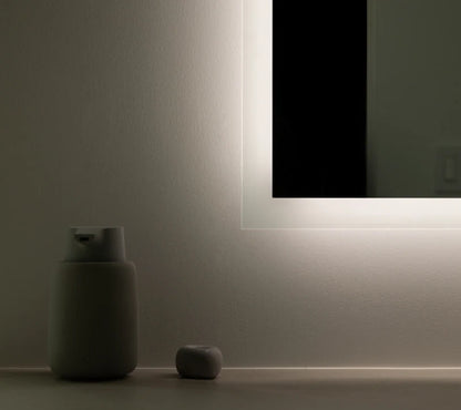ZEPHYRA LED LIGHTED BATHROOM VANITY RECTANGLE MIRROR - 48 x 24