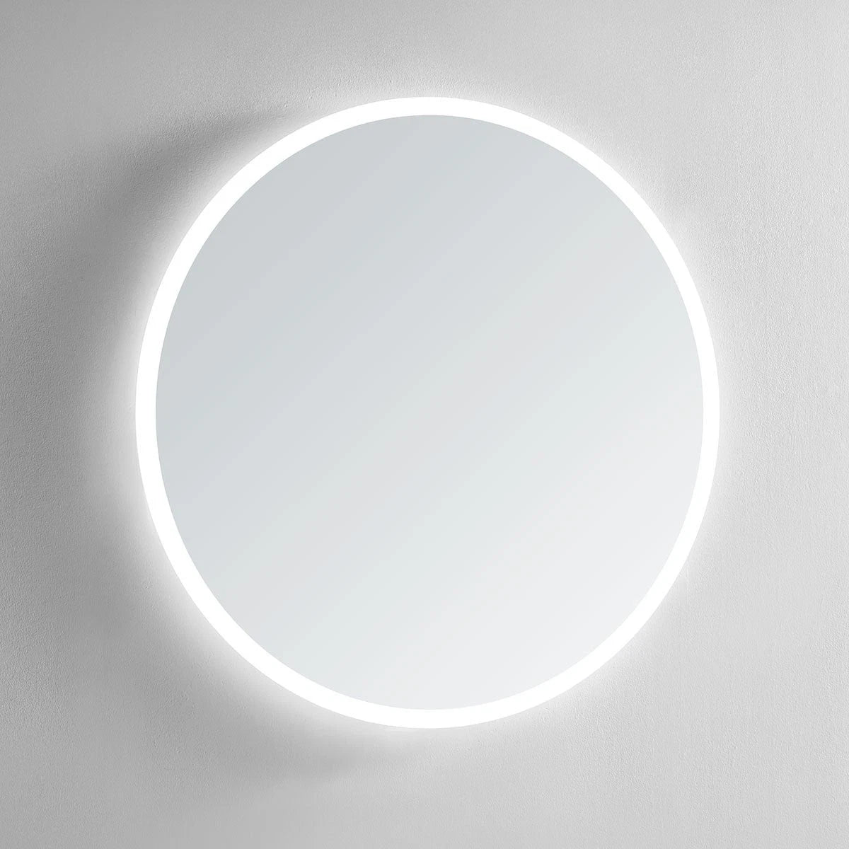 DIAFOTIZO LED LIGHTED BATHROOM VANITY ROUND MIRROR - 40 x 40
