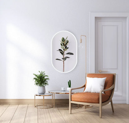 VEGA PILL LED ILLUMINATED OVAL MIRROR