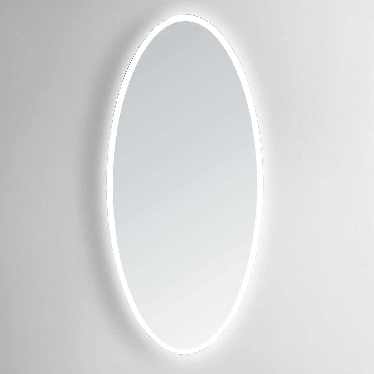 NEBULA OVAL LED LIGHTED BATHROOM VANITY OVAL MIRROR - 70 x 32