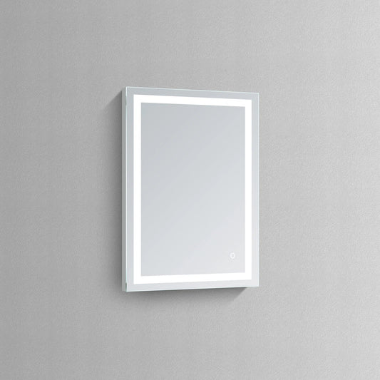 XANTHE LED ILLUMINATED VANITY MIRROR - 40 x 24 - ADJUSTABLE COLOR & TEMPERATURE