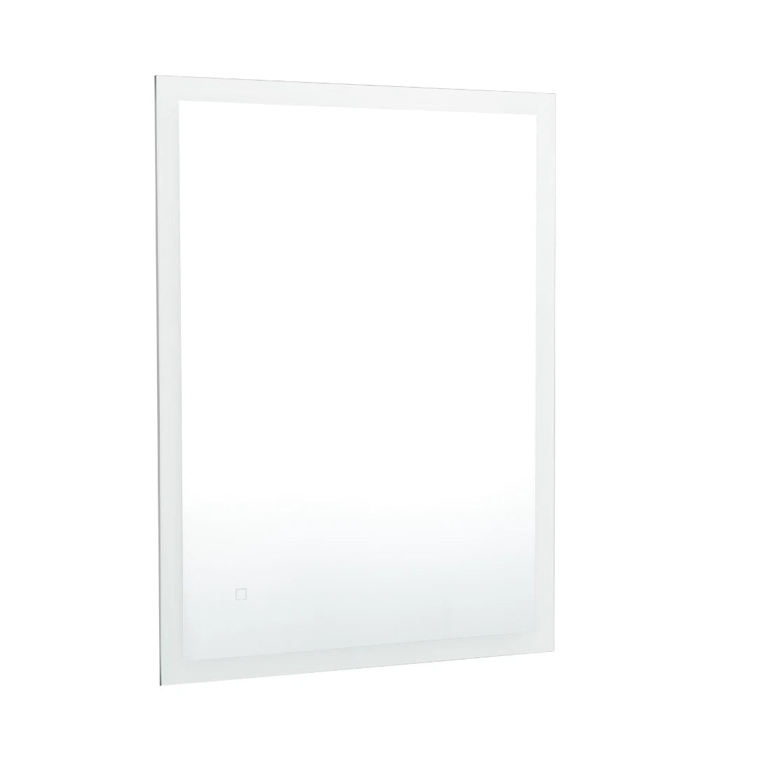 SYLVA LED LIGHTED BATHROOM VANITY SQUARE MIRROR - 40 x 24