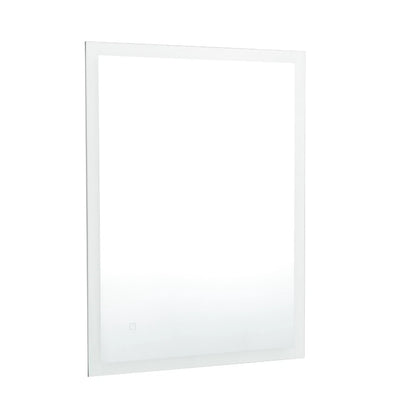 SYLVA LED LIGHTED BATHROOM VANITY SQUARE MIRROR - 40 x 24