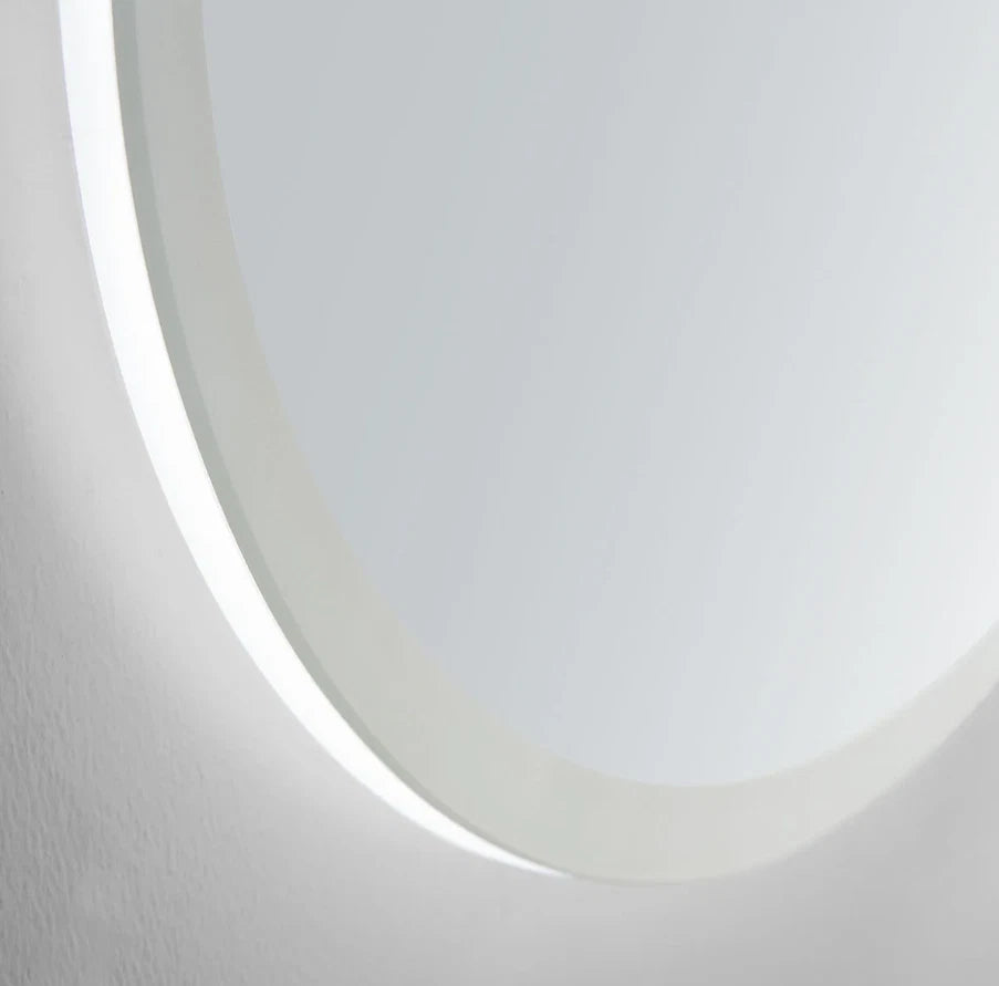 DIAFOTIZO LED LIGHTED BATHROOM VANITY ROUND MIRROR - 24 x 24