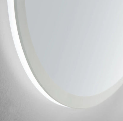 DIAFOTIZO LED LIGHTED BATHROOM VANITY ROUND MIRROR - 24 x 24
