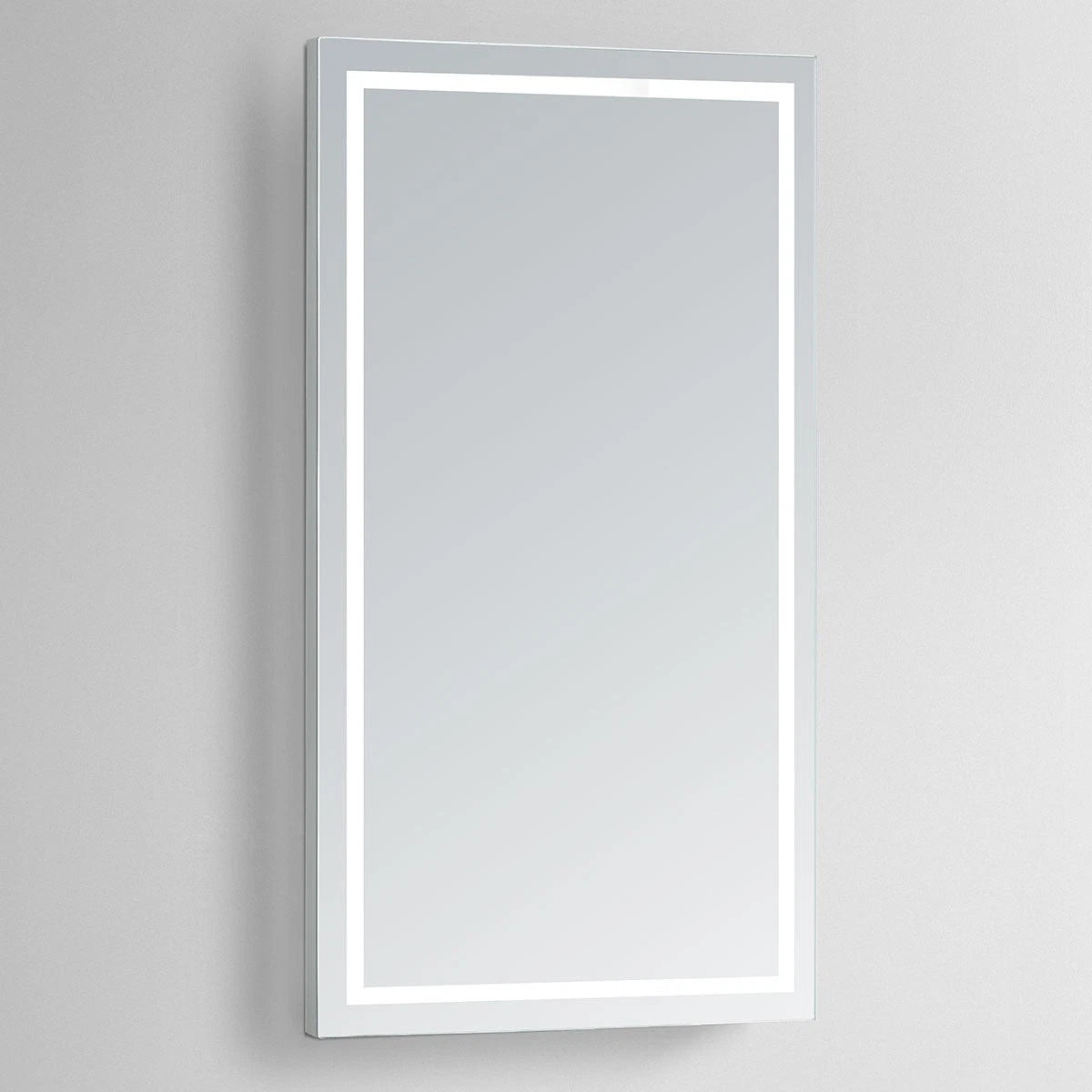 ZEPHYR LED LIGHTED BATHROOM VANITY RECTANGLE MIRROR - 60 x 28