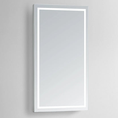 ZEPHYR LED LIGHTED BATHROOM VANITY RECTANGLE MIRROR - 60 x 28