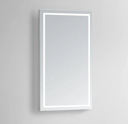 ZEPHYR LED LIGHTED BATHROOM VANITY RECTANGLE MIRROR - 48 x 24