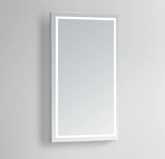 ZEPHYR LED LIGHTED BATHROOM VANITY RECTANGLE MIRROR - 48 x 24
