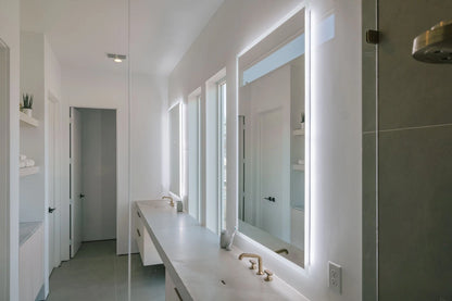 ZEPHYRA LED LIGHTED BATHROOM VANITY RECTANGLE MIRROR - 60 x 28