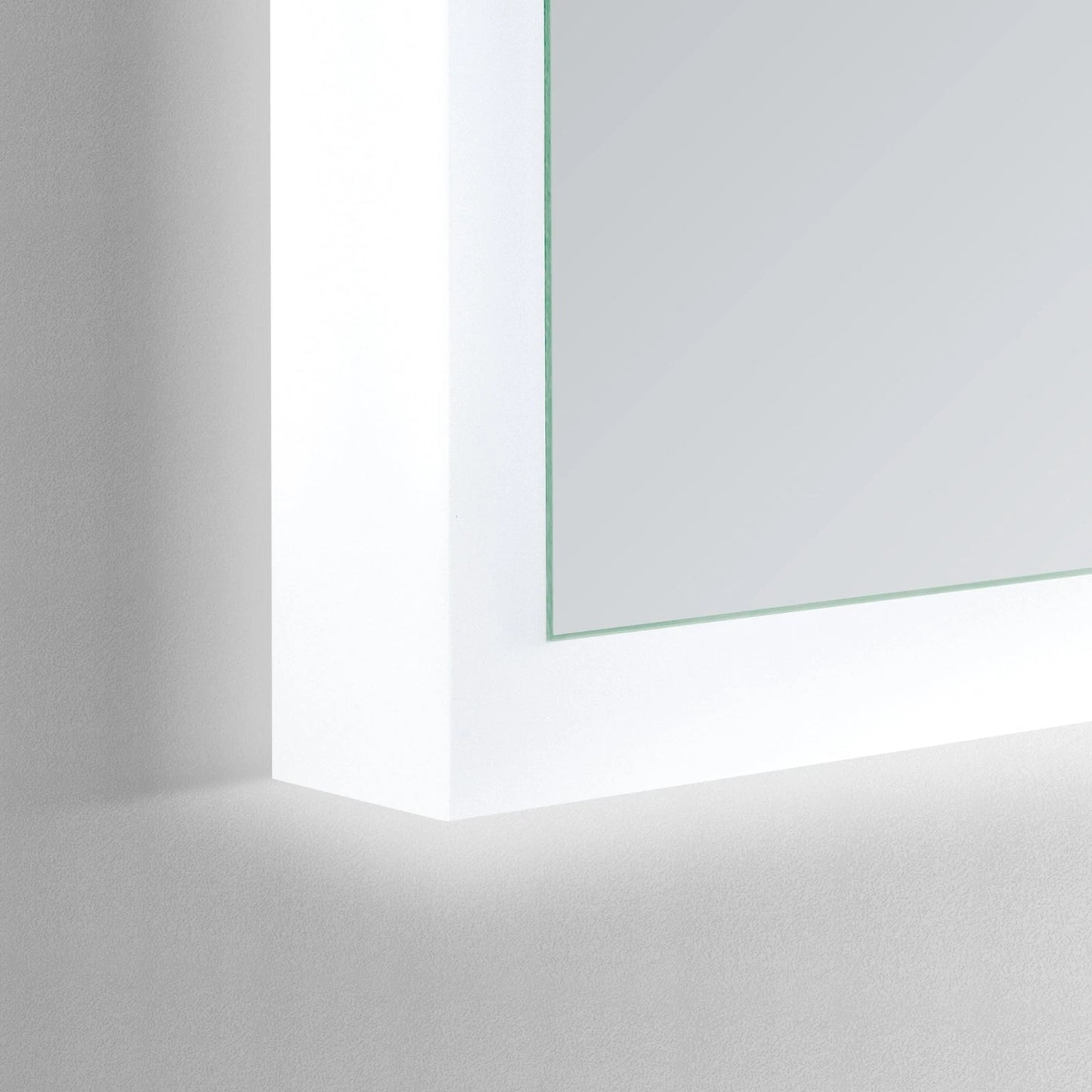 LYRA LED ILLUMINATED VANITY SQUARE MIRROR - 48 x 35 - (Sold as 1)
