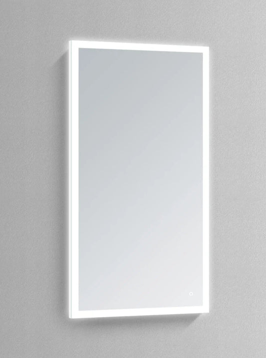 ORION LED ILLUMINATED VANITY RECTANGLE MIRROR - 60 x 28