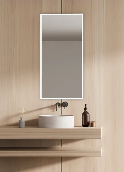 NEBULA LED LIGHTED BATHROOM VANITY RECTANGLE MIRROR - 48 x 28 - (Sold as 1)