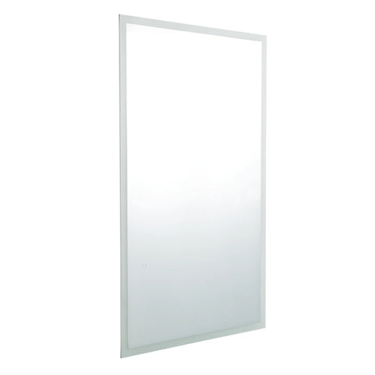 SYLVA LED LIGHTED BATHROOM VANITY SQUARE MIRROR - 48 x 36