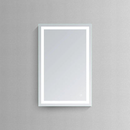 XANTHE LED ILLUMINATED VANITY MIRROR - 48 x 28 - ADJUSTABLE COLOR & TEMPERATURE