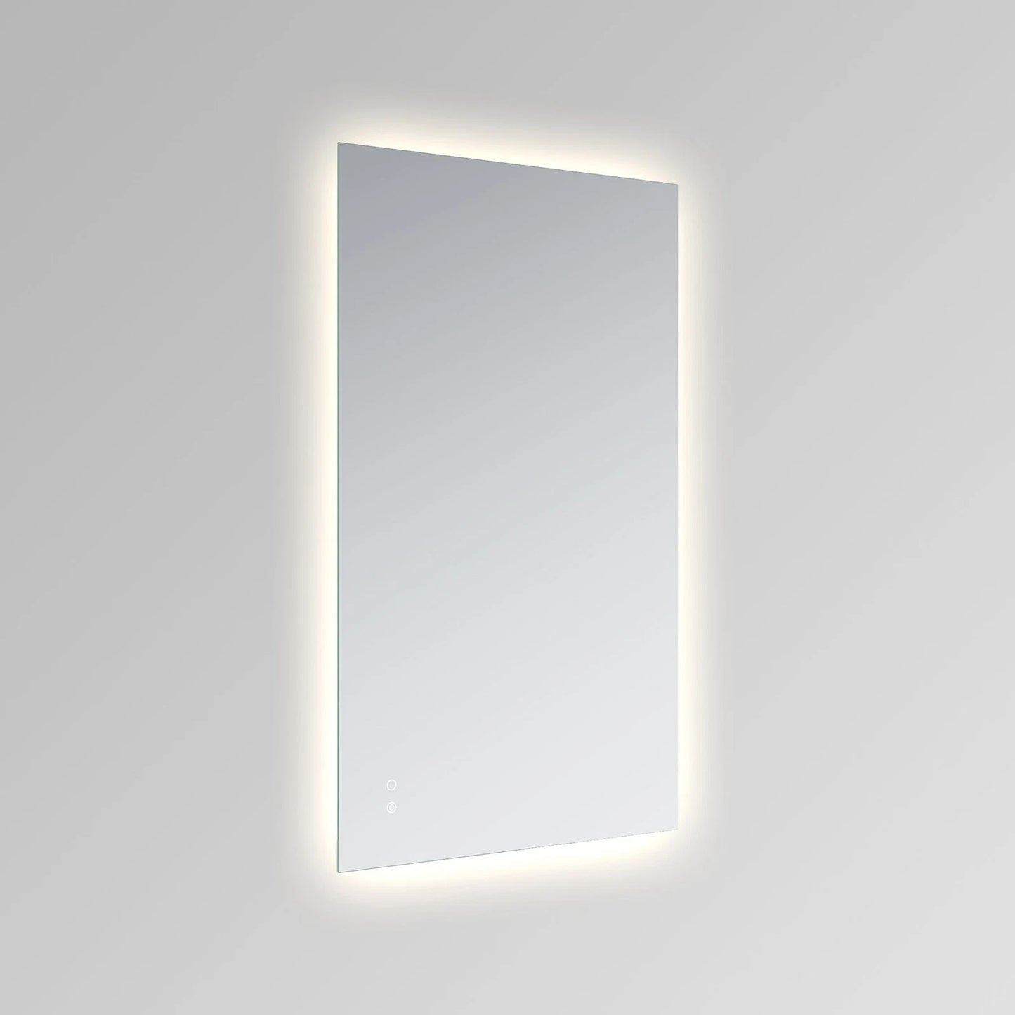 LUXOR LED VANITY SQUARE MIRROR - ADJUSTABLE TEMP. & BRIGHTNESS - 48 x 28