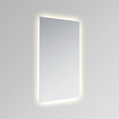 LUXOR LED VANITY SQUARE MIRROR - ADJUSTABLE TEMP. & BRIGHTNESS - 48 x 28