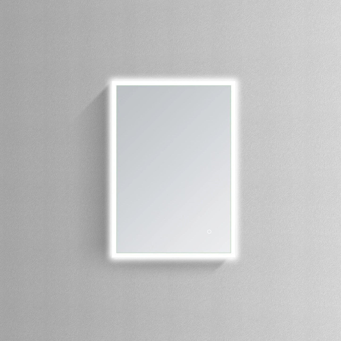 LYRA LED ILLUMINATED VANITY SQUARE MIRROR - 40 x 24 (Sold as 1)