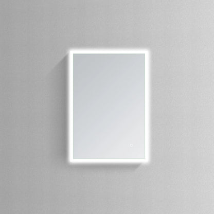 LYRA LED ILLUMINATED VANITY SQUARE MIRROR - 40 x 24 (Sold as 1)