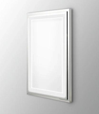 THETA LED LIGHTED BATHROOM VANITY SQUARE MIRROR - 36 x 24