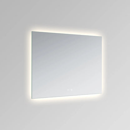 LUXOR LED VANITY SQUARE MIRROR - ADJUSTABLE TEMP. & BRIGHTNESS - 32 x 24
