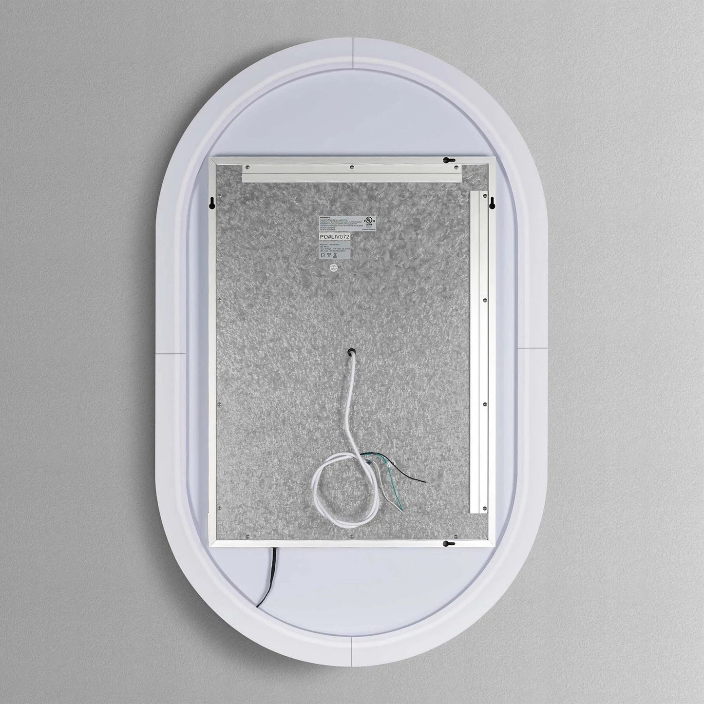 VEGA PILL LED ILLUMINATED OVAL MIRROR