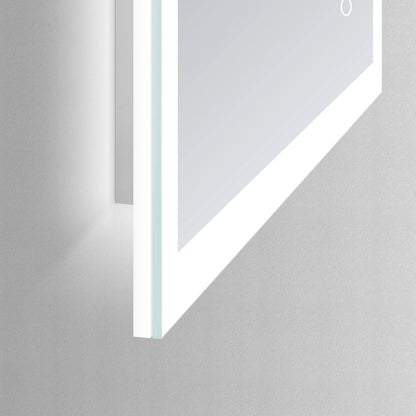 ORION LED ILLUMINATED VANITY RECTANGLE MIRROR - 30 x 24