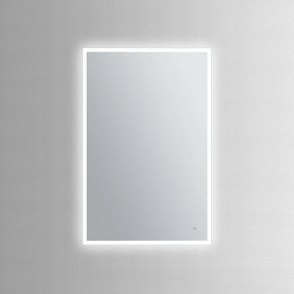 ORION LED ILLUMINATED VANITY RECTANGLE MIRROR - 55 x 36