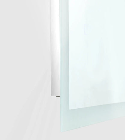 SYLVA LED LIGHTED BATHROOM VANITY SQUARE MIRROR - 32 x 24