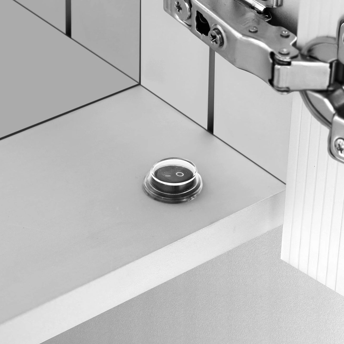 LYLA I LED LIGHTED BATHROOM CABINET VANITY MIRROR - Right Side