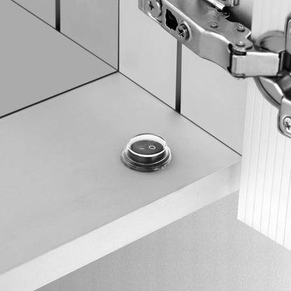 LYLA I LED LIGHTED BATHROOM CABINET VANITY MIRROR - Right Side
