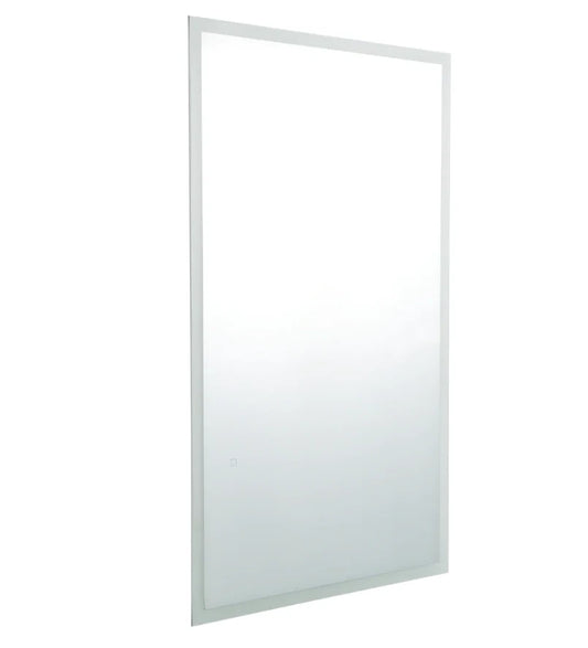 SYLVA LED LIGHTED BATHROOM VANITY SQUARE MIRROR - 60 x 36