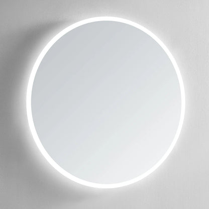 DIAFOTIZO LED LIGHTED BATHROOM VANITY ROUND MIRROR - 48 x 48